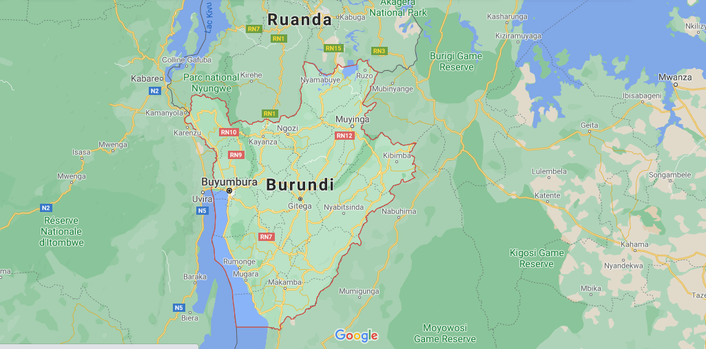 ¿Dónde se encuentra el país Burundi