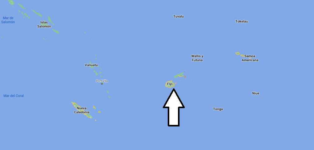 ¿Dónde se encuentra el país Fiji