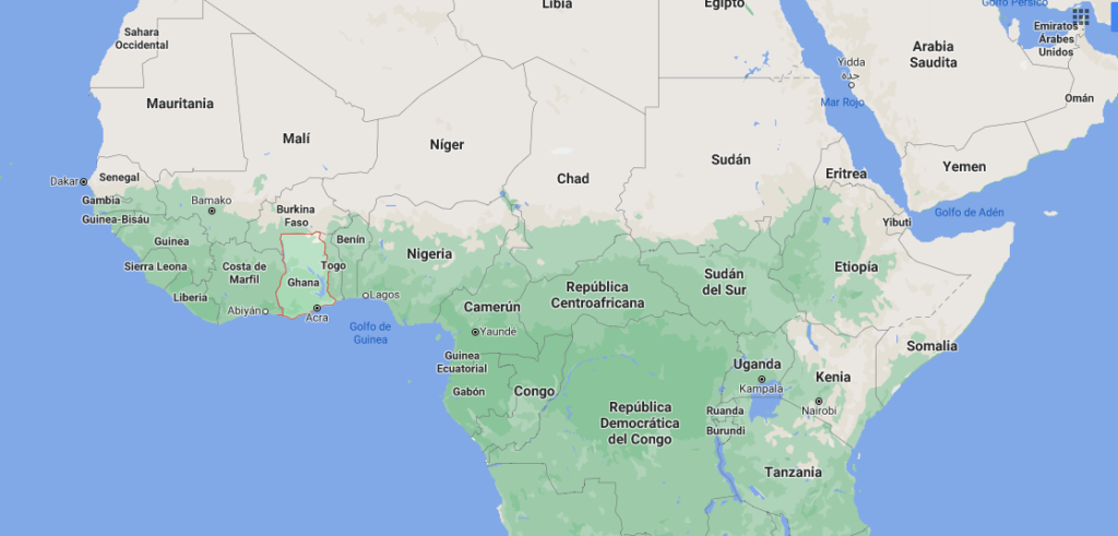 ¿Dónde se encuentra el país de Ghana