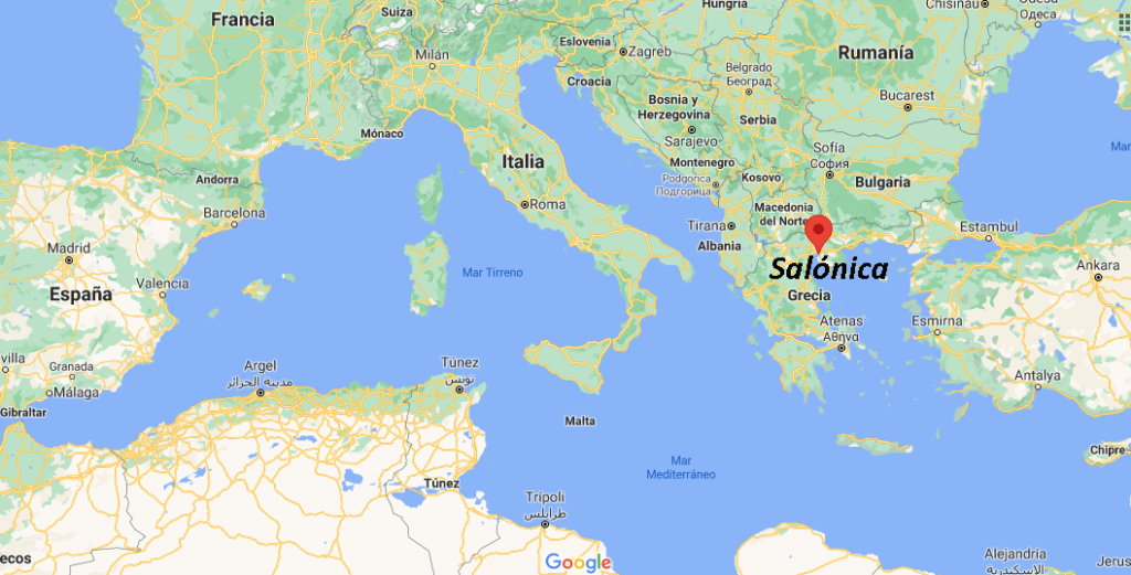 ¿Dónde se encuentra la ciudad de Tesalonica