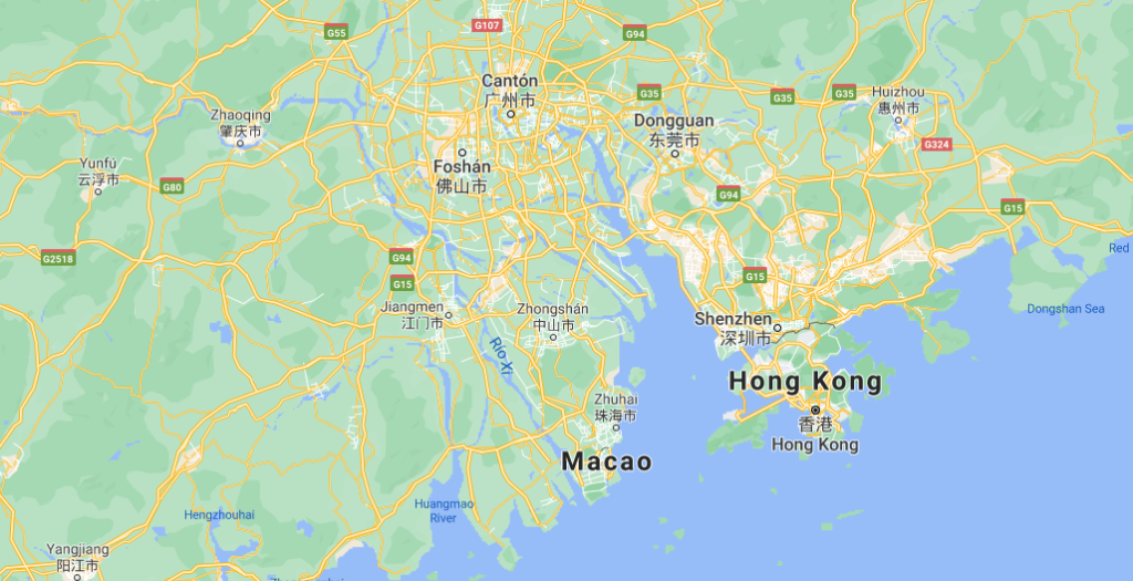 ¿Dónde se encuentra la isla de Macao