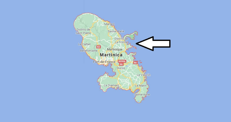 ¿Dónde se encuentra la isla de Martinica