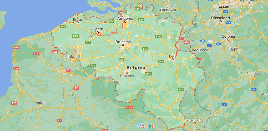 ¿Dónde se encuentra situada Belgica