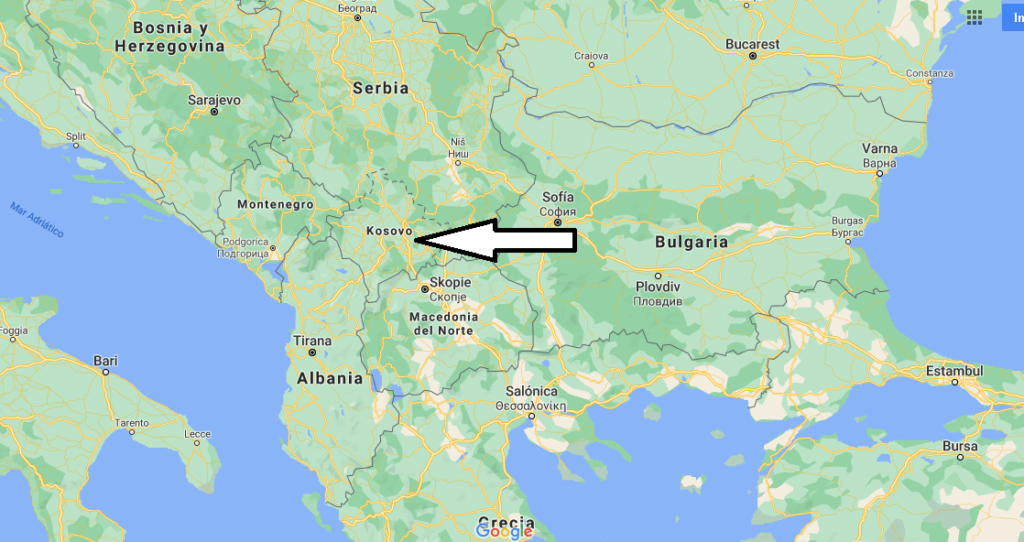 ¿Dónde se encuentra ubicado el país de Kosovo
