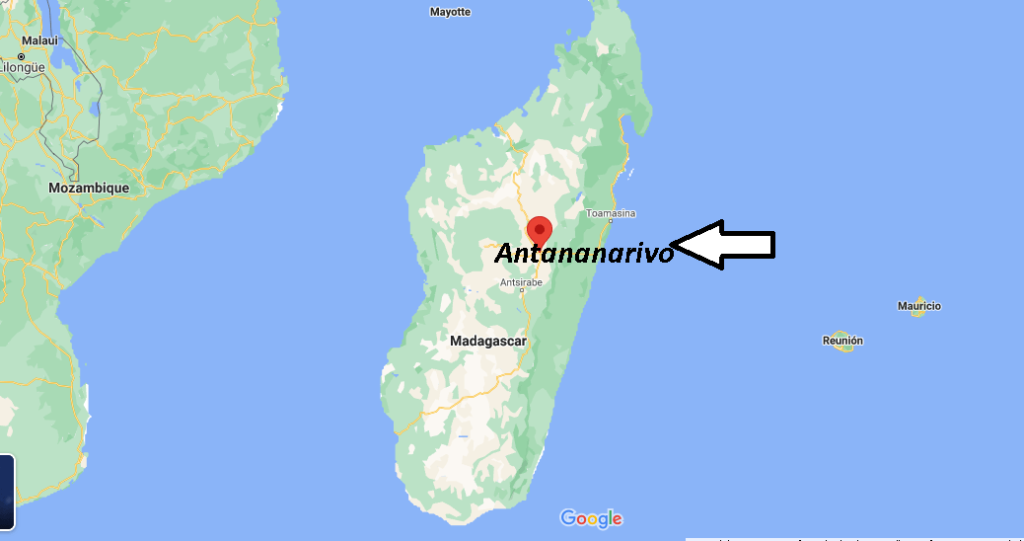 ¿Dónde se localiza Antananarivo