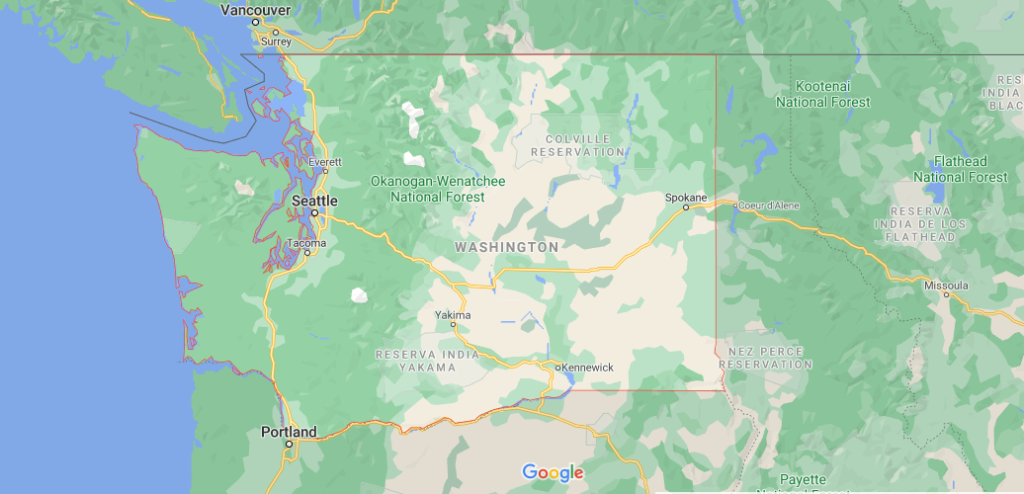 ¿Dónde se localiza el estado de Washington
