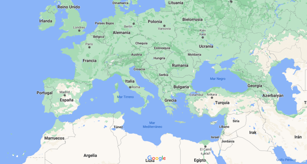 ¿Dónde se ubica España en un mapa