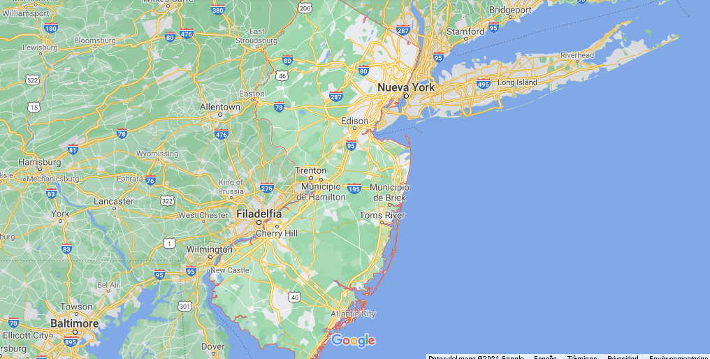 ¿Dónde se ubica New Jersey