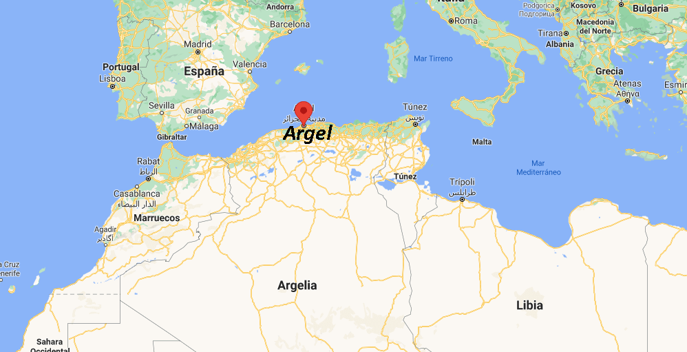 ¿Dónde se ubica la ciudad de Argel