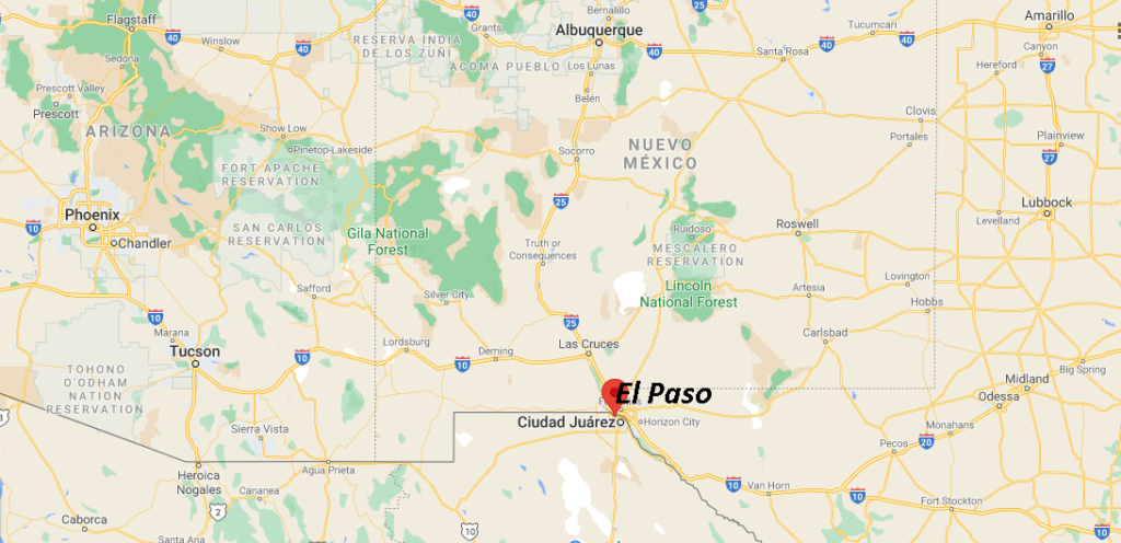 ¿Qué condado es El Paso TX