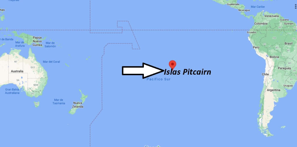 ¿Dónde está Islas Pitcairn