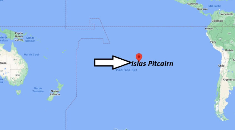 ¿Dónde está Islas Pitcairn