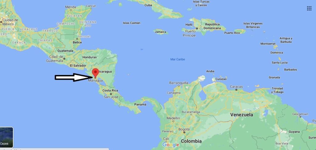 ¿Dónde está Managua