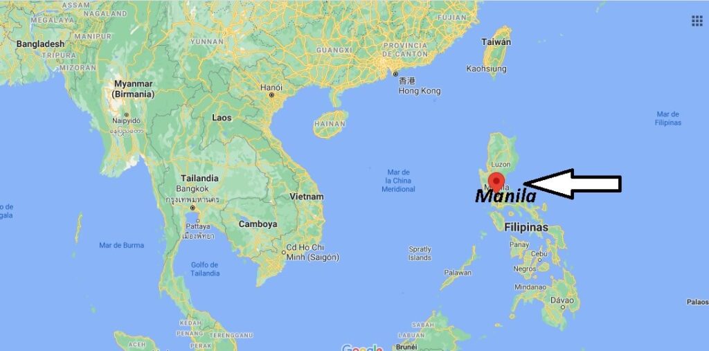 ¿Dónde está Manila