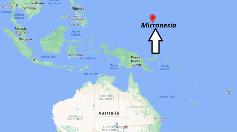 ¿Dónde está Micronesia