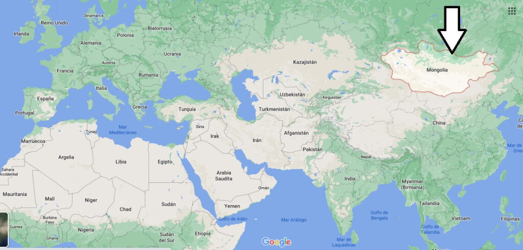 ¿Dónde está Mongolia