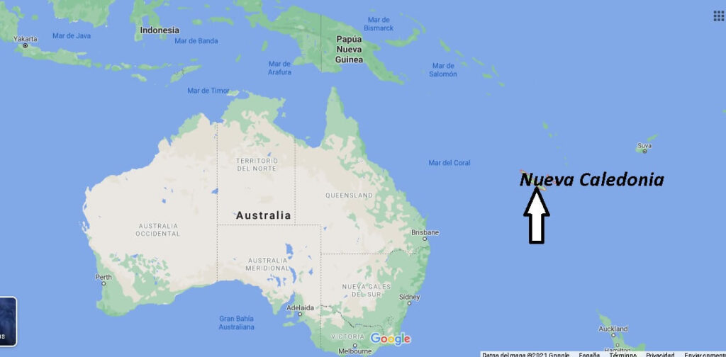 ¿Dónde está Nueva Caledonia