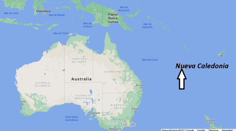 ¿Dónde está Nueva Caledonia