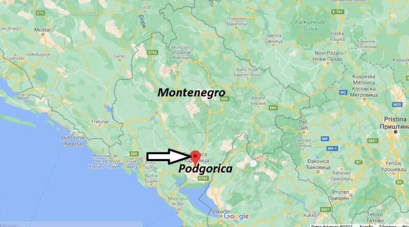 ¿Dónde está Podgorica