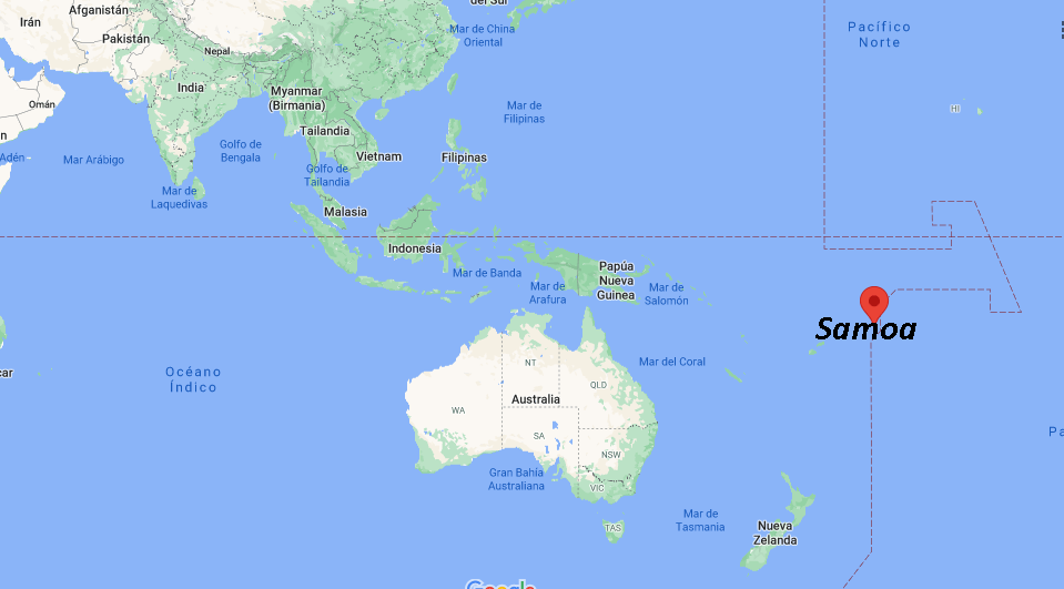 ¿Dónde está Samoa