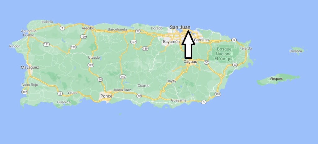 ¿Dónde está San Juan (Puerto Rico)