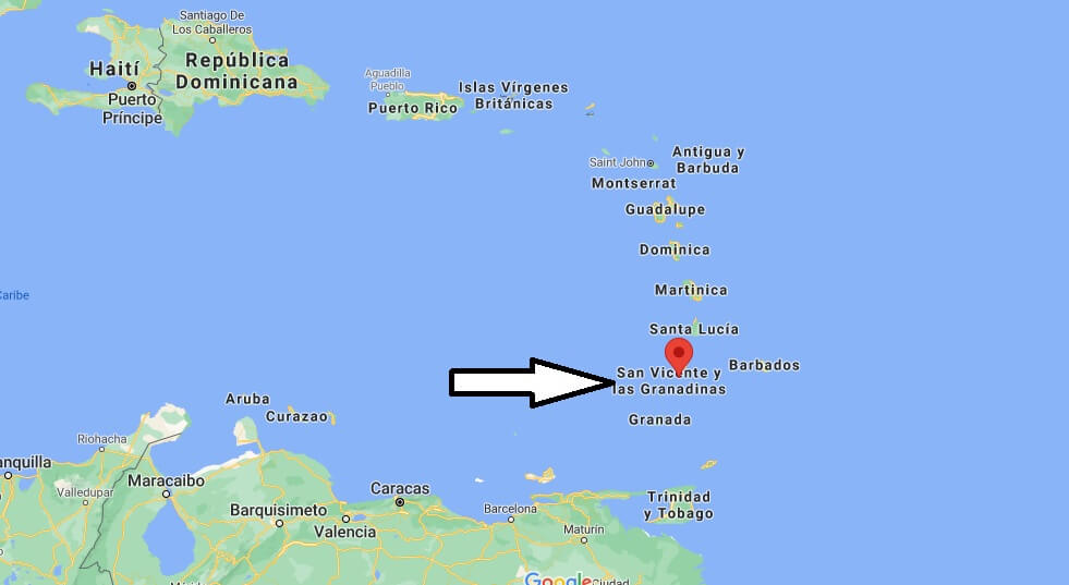 ¿Dónde está San Vicente y las Granadinas