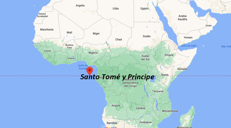 ¿Dónde está Santo Tomé y Príncipe