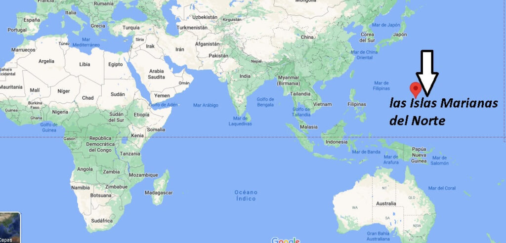 ¿Dónde está las Islas Marianas del Norte