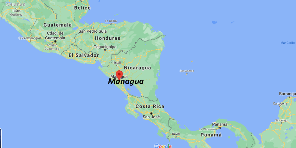 ¿Dónde está ubicada Managua