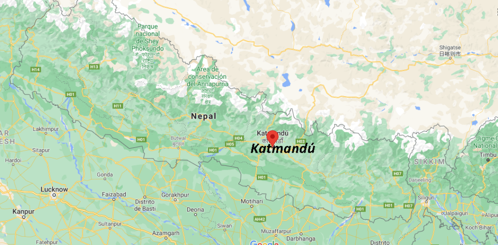 ¿Dónde queda Katmandú