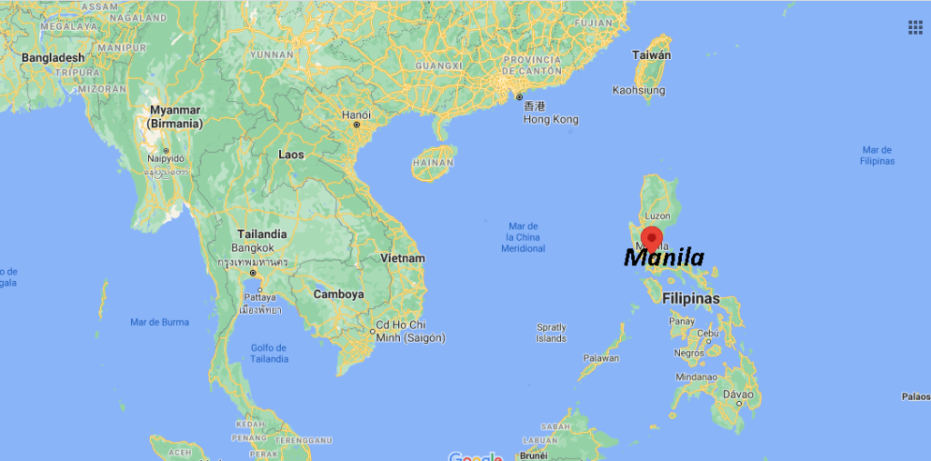 ¿Dónde queda Manila