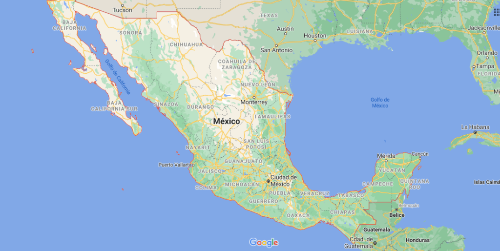 ¿Dónde queda Mexico
