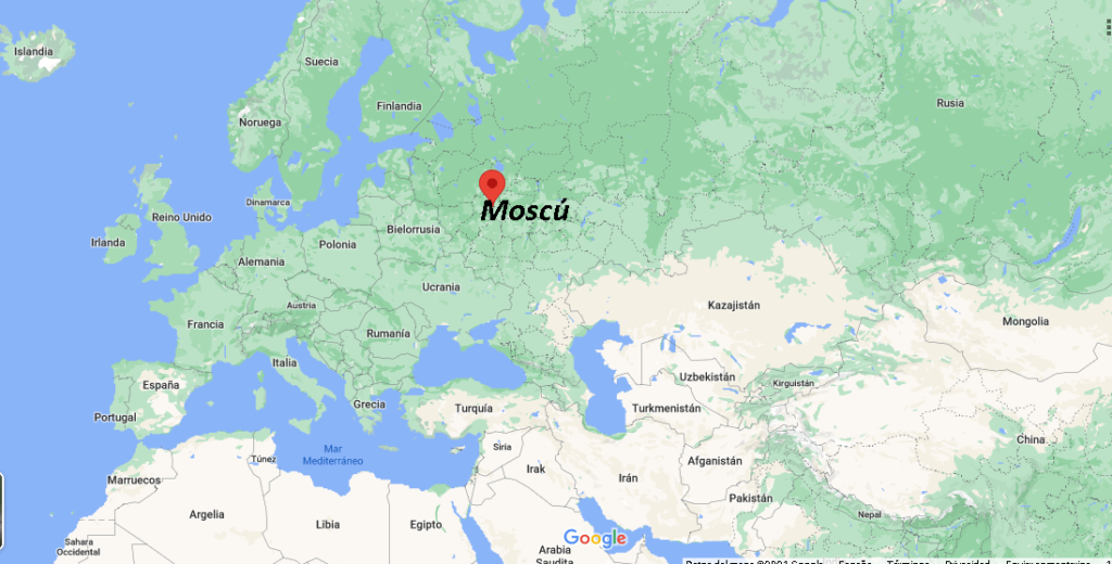 ¿Dónde queda Moscú
