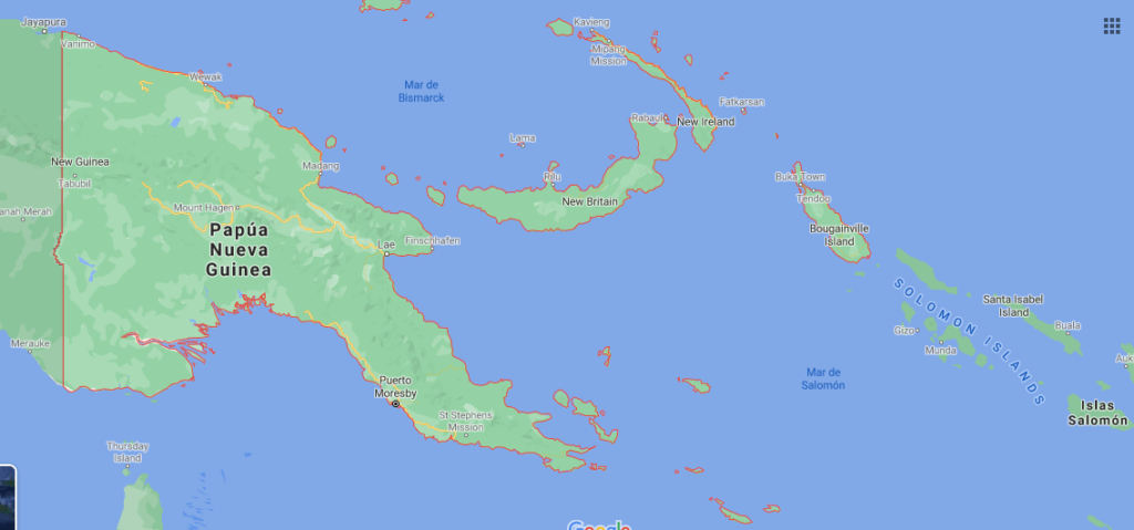 ¿Dónde queda Papúa Nueva Guinea