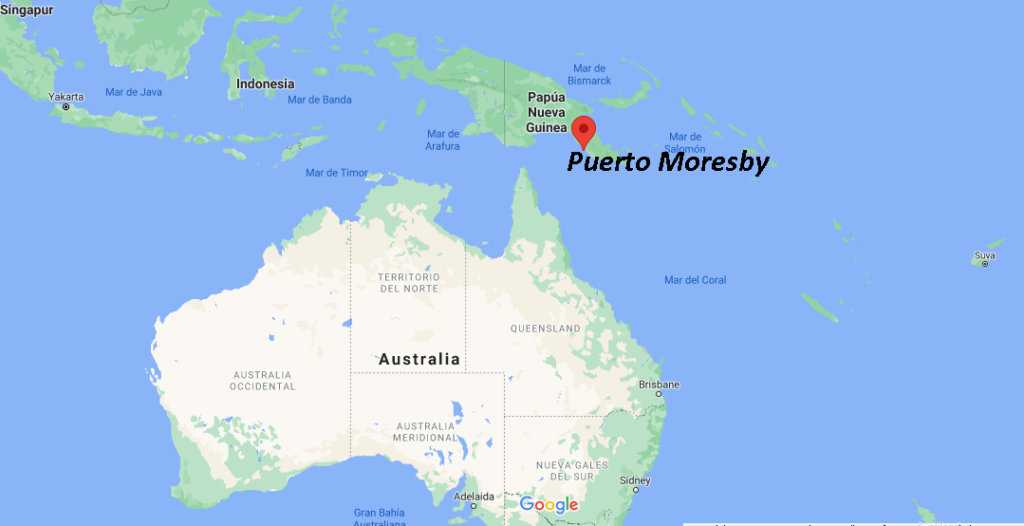 ¿Dónde queda Papúa Puerto Moresby