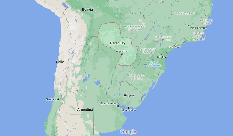 ¿Dónde queda Paraguay