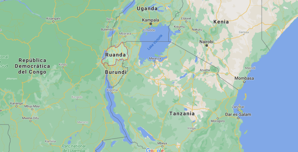 ¿Dónde queda Ruanda