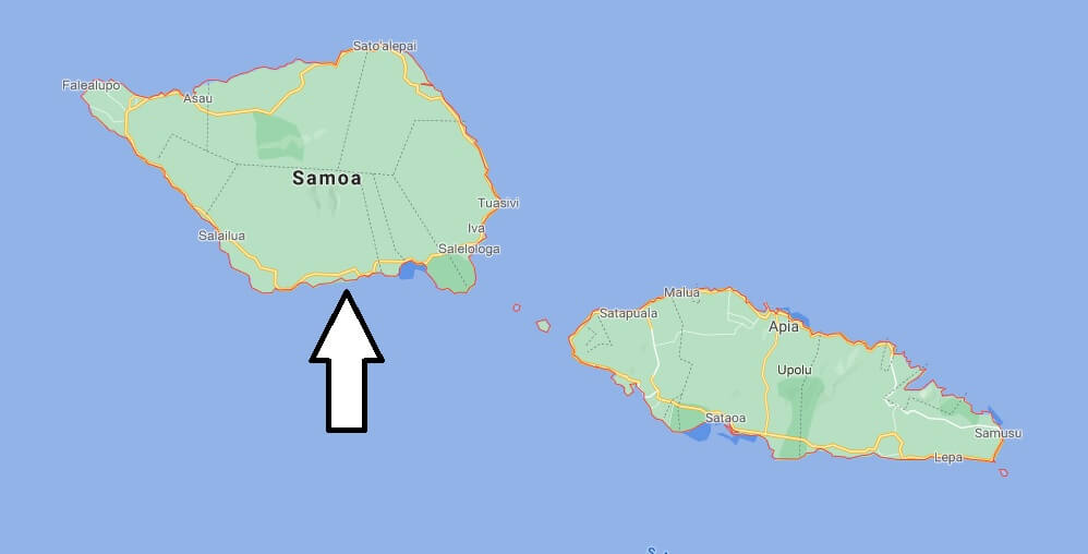 ¿Dónde queda Samoa