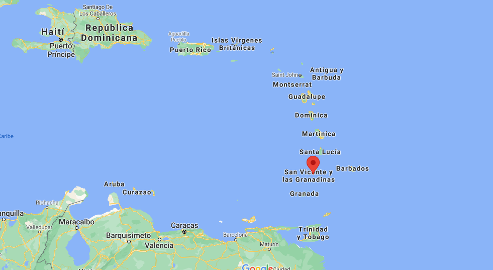 ¿Dónde queda San Vicente y las Granadinas