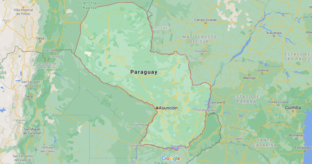 ¿Dónde se encuentra el Paraguay