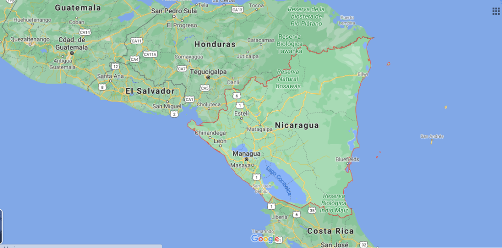 ¿Dónde se encuentra ubicada Nicaragua