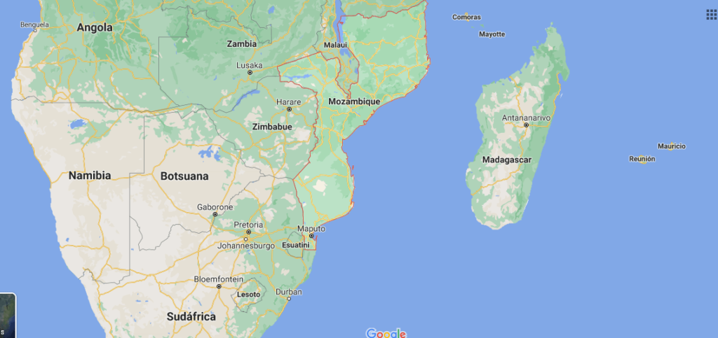 ¿Dónde se ubica el país de Mozambique