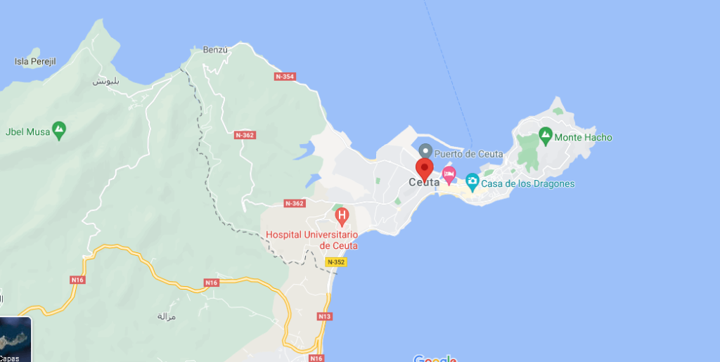 ¿Cuál es la capital Ceuta