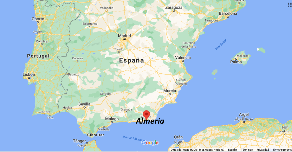 ¿Dónde está Almería