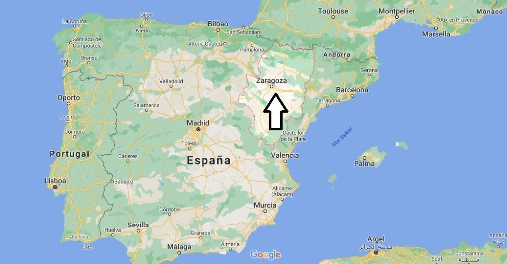 ¿Dónde está Aragón