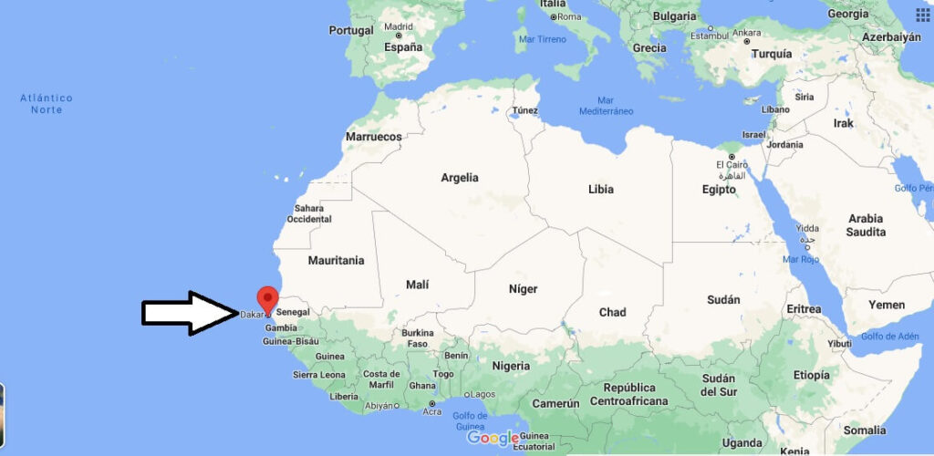 ¿Dónde está Dakar