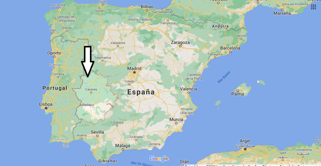 ¿Dónde está Extremadura