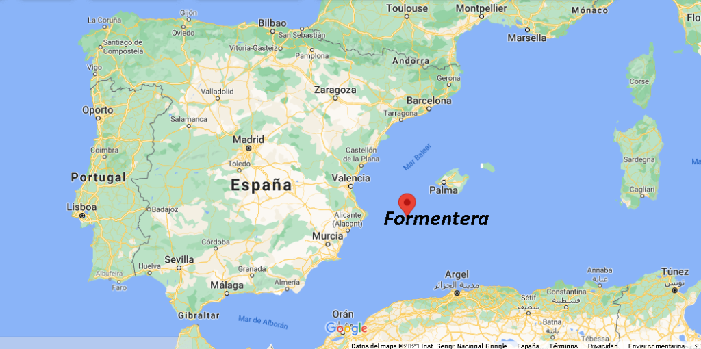 ¿Dónde está Formentera