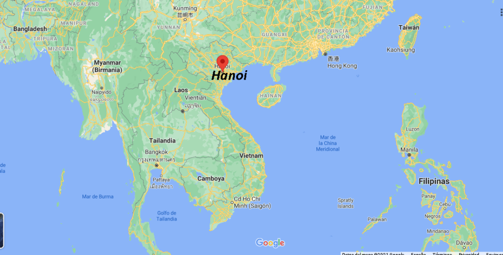 ¿Dónde está Hanoi