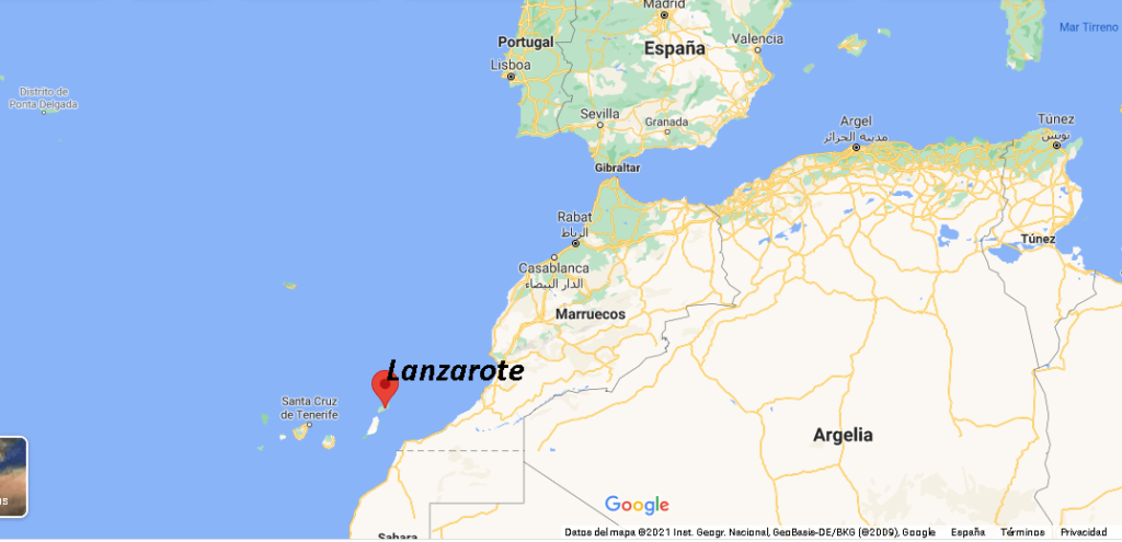 ¿Dónde está Lanzarote